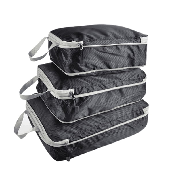 Bolsas de almacenamiento de viaje impermeables, contenedor de almacenamiento ordenado para ropa, bolsa organizadora para maleta de equipaje, 3 uds.