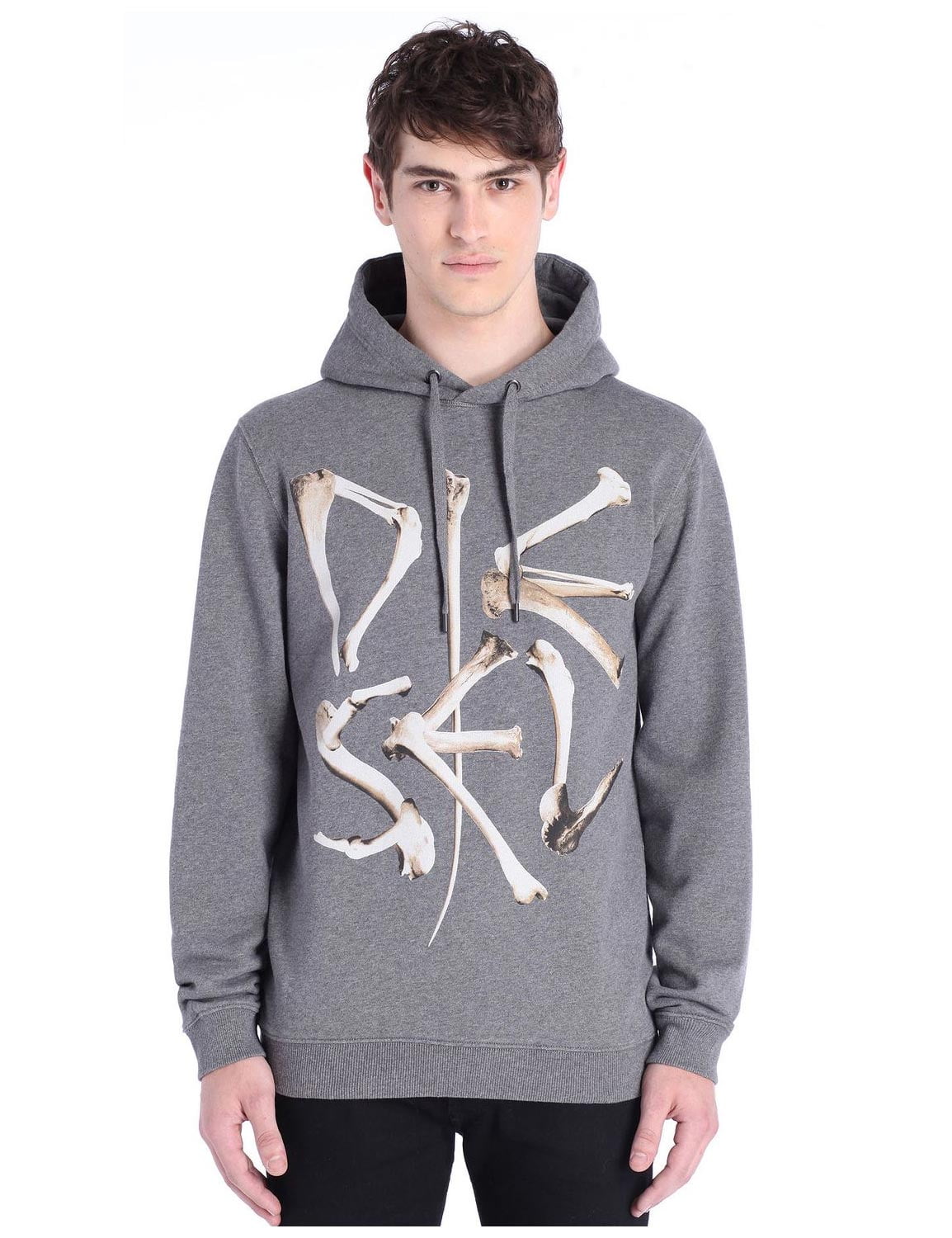 diesel hoodie grey