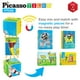 thumbnail image 4 of Juego de rompecabezas y cubos PicassoTiles Pete The Cat con forma de rompecabezas magnético, 6 o más, 4 of 7