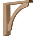 thumbnail image 1 of Ekena Millwork BKT02X12X12RERO 2.5 Po L x 12.75 Po P x 12.25 Po H Reece Support d'Étagère, Chêne Rouge, 1 of 4