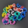 thumbnail image 4 of Langgg 50Pcs/Pack Sewing Bobbin Small Clips Thread embroidery bobbin holder supplies accessories threads spool Clips Holder Tools Blue, 4 of 8