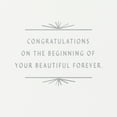 thumbnail image 3 of Hallmark Signature Wedding Card (The Beginning of a Beautiful Forever), 3 of 6