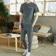 thumbnail image 3 of Conjuntos de pantalones para correr con alfabeto para hombre, ropa de trabajo, camisetas, pantalones, trajes para hombre, Young La Novelty en elástico 5xl de lujo, 3 of 5