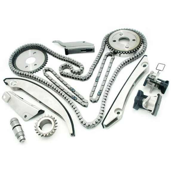 Front Timing Chain Kit with Gears, Guides and Tensioner - Compatible with 2001 - 2004 Chrysler Sebring 2.7L V6 DOHC 2002 2003