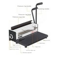 thumbnail image 3 of Iron Ring Binding Machine Manual 8-inch A5 Calendar Hanging Punching and Pressing Double Line ,Pinpoint Punching, 3 of 6