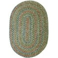 thumbnail image 1 of Rhody Rug Sophia Oval Braided Indoor-Outdoor Rug, Moss Green, 4 x 6 ft., 1 of 4
