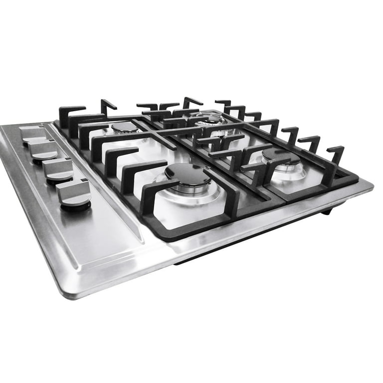 TFCFL 23 Gas Hob Cookstop with 4 Burners Built-In Stove Top Tempered Glass  LPG/NG