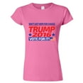thumbnail image 2 of Don't Just Hope For Change Donald Trump Vote For It! 2016 Printed T-Shirt Short Sleeve T-Shirt Soft and Comfy Shirt, Lightweight Shirt Pink Woman Tshirt 2X-Large, 2 of 3