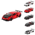 thumbnail image 5 of Modèle de Voiture de Sport LP700 avec Son et Lumière, Simulation de Voiture à Rétrofriction pour Enfants, Ornements pour Garçons, Cadeaux d'Anniversaire, Collection, Toit Rigide Noir, 5 of 5