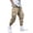 Khaki-O9, variant on Cargo Work Pants for Men Water-Resistant Elastic Waist Cargo Pants Hiking Ripstop Military Hiking Pants with Multi Pockets Quick Dry Cargo Trousers,Gray L
