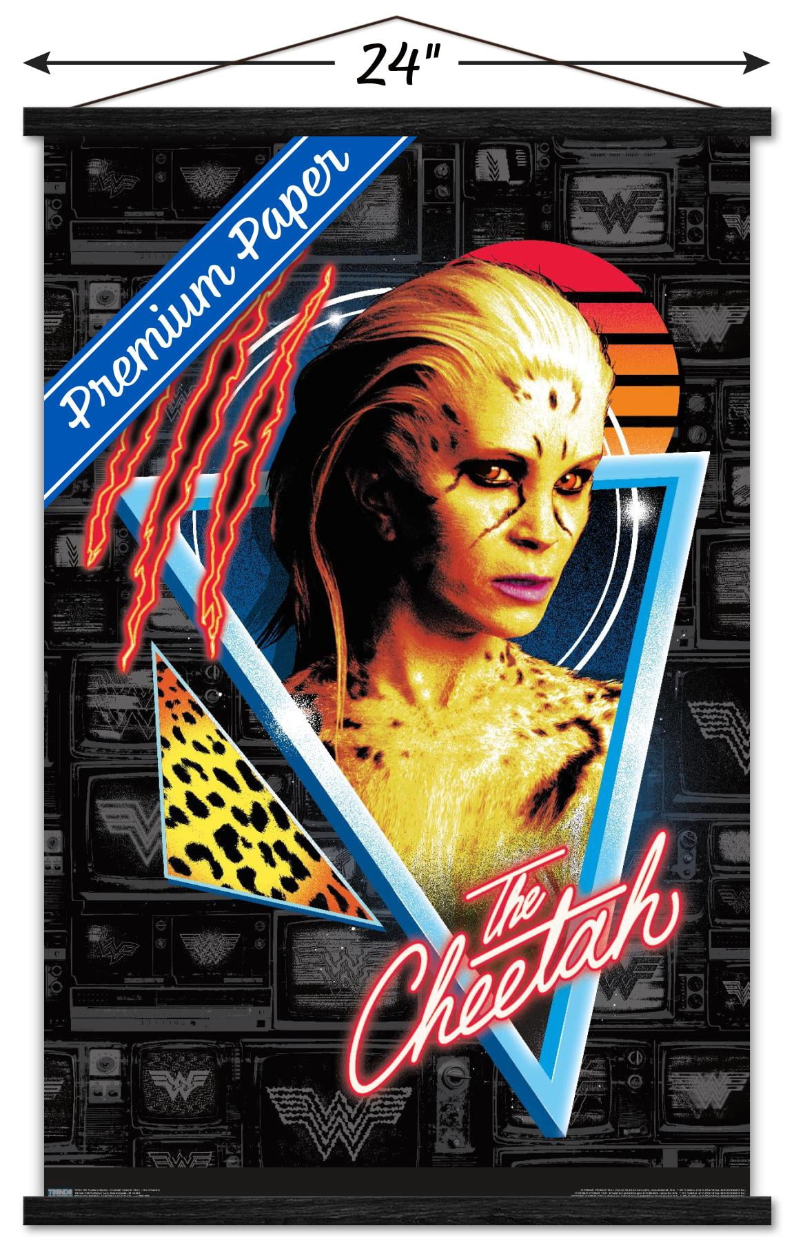 DC Comics Movie - Wonder Woman 1984 - The Cheetah Wall Poster with Wooden Magnetic Frame, 22.375" x 34"