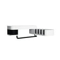 thumbnail image 1 of Shower Shelf Rotating Shelf Toilet Accessories Punch-free Triangular Shower Shelf, 1 of 10