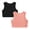 Pink 1PCS & Black 1PCS, variant on LUOGENLI 2 Pack T Shirts Summer Tops for Girls 9-10 Toddler Kids Girls Dance Tank Top Racerback Crop Tank Top Sleeveless Sports Dance Top for Ballet Gymnastics Dancewear 110
