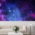 thumbnail image 3 of Idea4wall 5pcs Vast Starry Sky Galaxy Stick Wallpaper Removable Wall Murals Large Wall Stickers for Home Decoration, 72"x120", 3 of 5