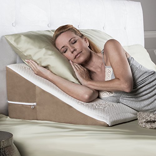 Avana Back Wedge Acid Reflux Pillow with Bamboo Cover, 8", 8" Height