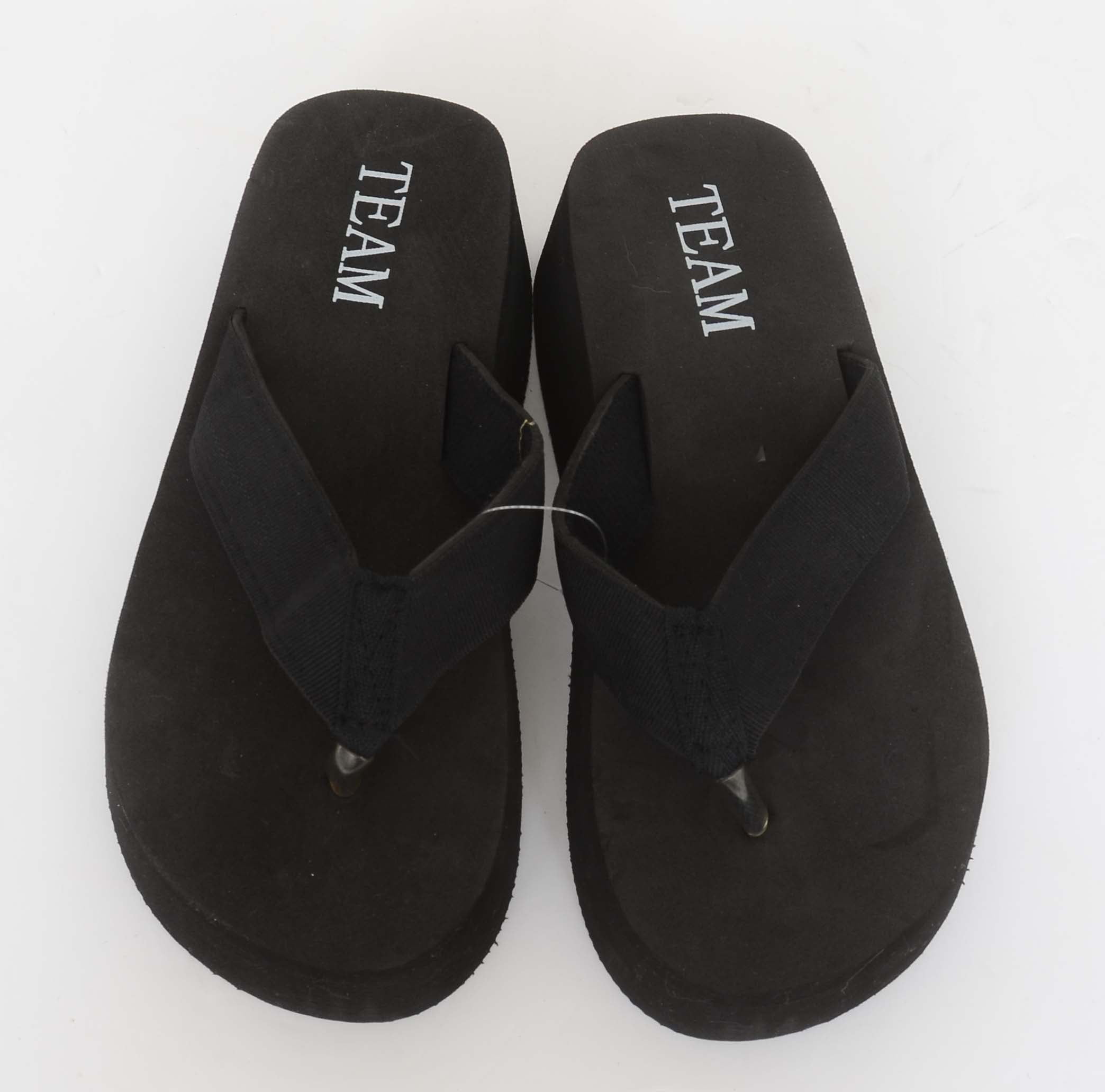 Black Platform Flip Flop Thong Sandals Beach Shoes - Walmart.com
