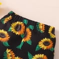 thumbnail image 6 of NAISIBABY Girls 2-Piece Outfits, Cute Sleeveless Ruffled Bow Tops Floral Shorts Summer Sets with Headband Yellow 6-9Months, 6 of 7