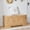 Oak, variant on MIYZEAL 39.4" Walnut Shoe Storage Bench, Modern Entryway Bench with Double Arched Doors & Adjustable Shelves, Spacious Wooden Storage Cabinet for Living Room, Bedroom, Hallway