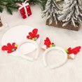 thumbnail image 3 of AYYUFE Head Hoop Non-slip High Elasticity Elk Ear Smooth Edge Christmas Headband Headwear for Party, 3 of 8