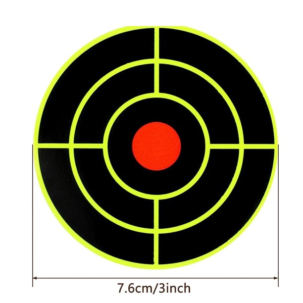 Shooting Target Paper Self Adhesive Splatter Targets Stickers Paper Targets Reactive Targets For
