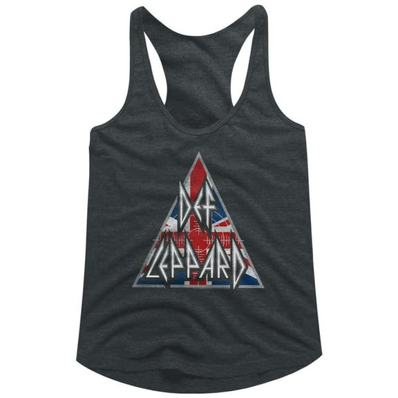 Def Leppard Music Britlogo Ladies  Racerback Tank Top Shirt