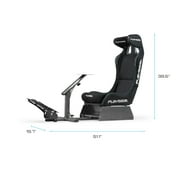 Playseat® Evolution PRO Actifit™ Lightweight Carbon Quality Steel Racing Simulator Cockpit Video Game Chair, Black
