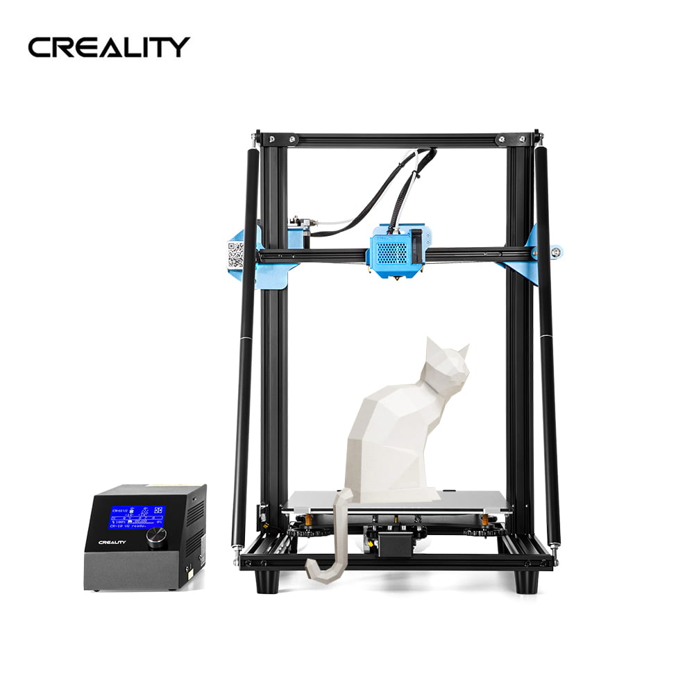 Creality CR-10 V2 FDM 3D Printer with All Extruding Unit Dual Cooling Fan Silent Motherboard Power Supply 300x300x400mm - Walmart.com