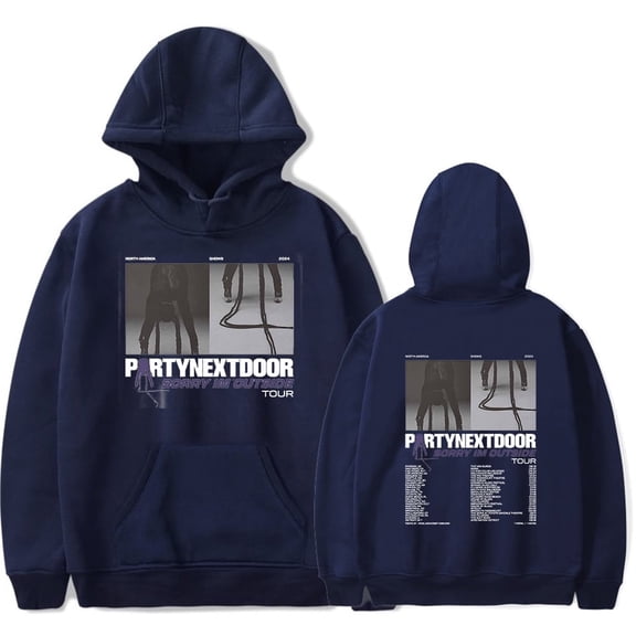 PartyNextDoor Sorry I'm Outside Concert Tour Hoodie Unisex Trendy Printed Sweatshirt Street Wear