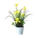 thumbnail image 1 of Plantas artificiales, flores simuladas, decoración de sala de estar, decoración creativa de escritorio en macetas, 1 of 3
