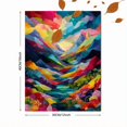 thumbnail image 3 of Qisvanset Vibrant Mountain Landscape Canvas Print 15.75x11.81 Inches, 3 of 8