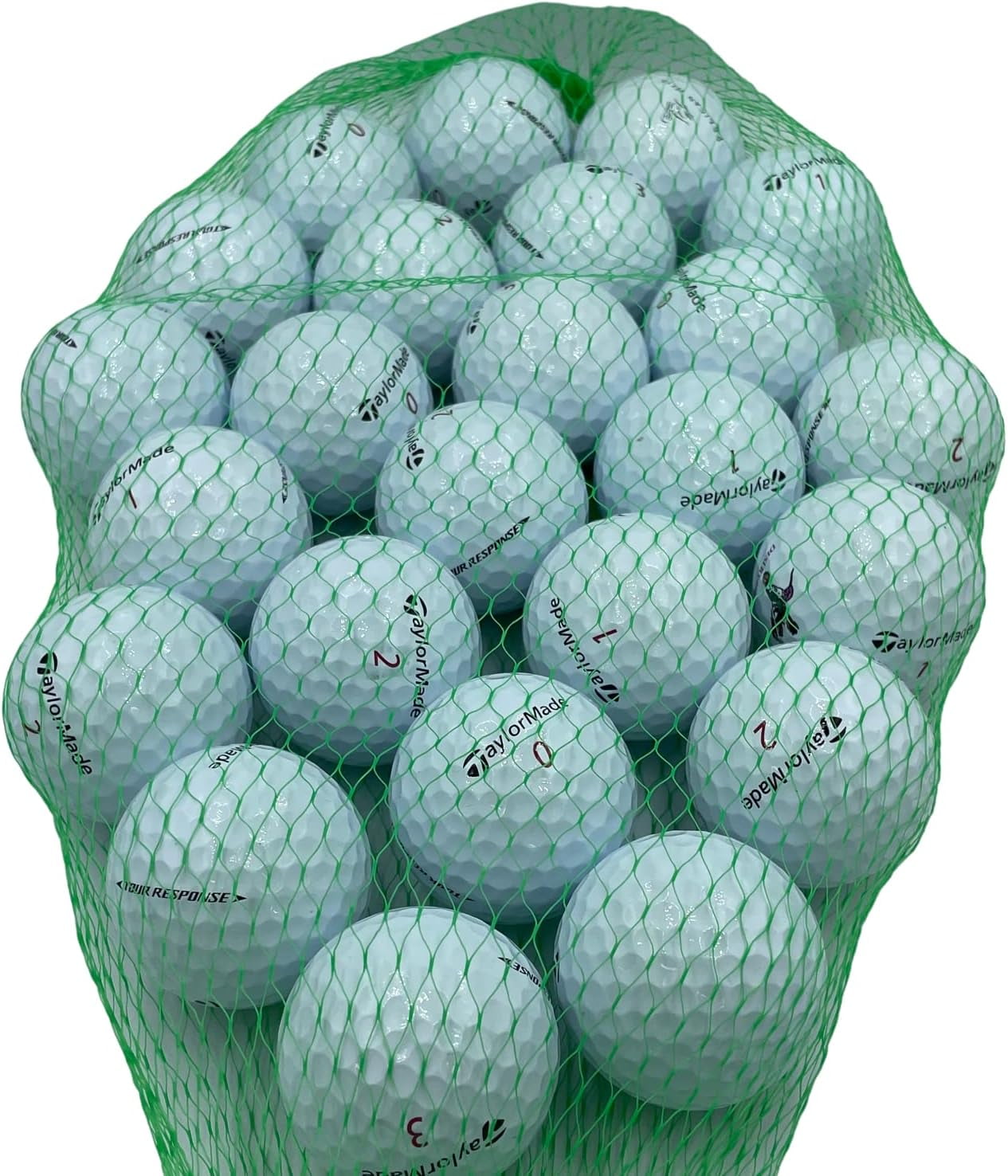 Golf Ball Planet - Taylormade Tour Response Recycled Golf Balls (24 Pack, 5A / Mint)