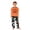Kids, variant on Grblisyd Halloween Family Matching Pajamas Sets Pumpkin Print Short Sleeve Top & Pants Two Piece Set Sleepwear Pjs