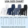 thumbnail image 3 of Men's Winter Microfiber Thermal Fleece Lined Ultra Soft Long Johns Underwear 2 Pcs Set Black, 3 of 4