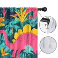 thumbnail image 4 of Blackout Kids Curtains,Cute Dinosaur Pattern Childrens Insulated Curtains Set Of 2,Bedroom Essentials,Toddler Room Decor 42x84in(106x213cm), 4 of 4