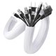 thumbnail image 1 of Funda para cables AGPTEK, paquete de 2 unidades, 1,6 pulgadas y 1,5 m, color blanco, 1 of 7