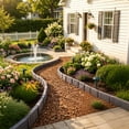 thumbnail image 6 of Gytml 10PCS Stone-Look Garden Edging Border Weatherproof Interlocking Landscape Fence No Dig Decorative Outdoor Landscape Border For Flower Beds, Pathways & Yard Landscaping(Grey-10PCS 9.84Inch), 6 of 6