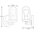 thumbnail image 4 of P300174-143-Progress Lighting-Signal - 1 Light - Cylinder Shade in Coastal style - 5.13 Inches wide by 9.13 Inches high-Graphite Finish, 4 of 6