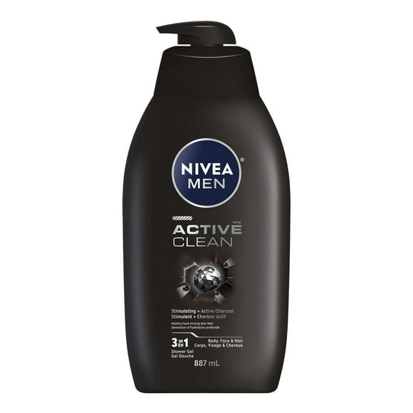 NIVEA MEN Gel douche Active Clean 887ml