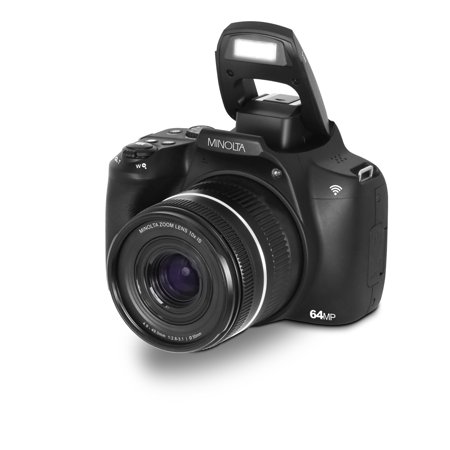 Minolta 64MP Auto Focus Digital Camera 10x Optical Zoom, 4K Ultra HD Video