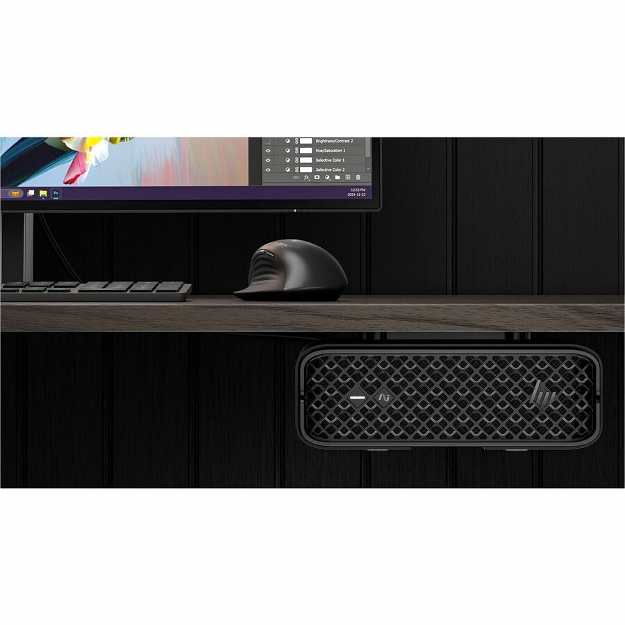 HP Z2 Mini G1i Workstation - Intel Core Ultra 9 285K - 32 GB - 1 TB SSD - Mini PC - Black - Intel W880 Chip - Windows 11 Pro - NVIDIA 20 GB Graphics - English Keyboard - Ethernet - Wireless LAN