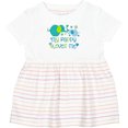 thumbnail image 3 of Inktastic My Pappy Loves Me Cute Elephants Girls Baby Dress, 3 of 5