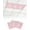Pink White, variant on Red Christmas Tree Fluorescent Light Covers for Ceiling Lights 4x2 feet,1 Pack Magnetic Light Filters for Classroom,Winter Balls Snowflake Xmas Tree Fluorescent Light Shade Panel for Office School