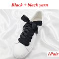 thumbnail image 1 of par, 2CM de ancho, 80/100/120cm, hilo de nieve de doble cara, cinta de seda satinada, cordones para zapatos, cordones para zapatos, zapatillas de moda, cordones para zapatos, 100cm Gao Jinjia LED, 1 of 2
