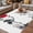 White, variant on Crane Outdoor Rug for Patio/Deck/Porch, Non-Slip Large Area Rug 3 x 5 Ft, Black White Ink Wash Red Moon Botanical Indoor Outdoor Rugs Washable Area Rugs, Reversible Camping Rug Carpet Runner