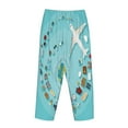 thumbnail image 5 of Fotbe Travelling on Airplane Women's Pajama Pants,Sleepwear Pants,Pj Bottoms Drawstring And Pockets-XX-Large, 5 of 9