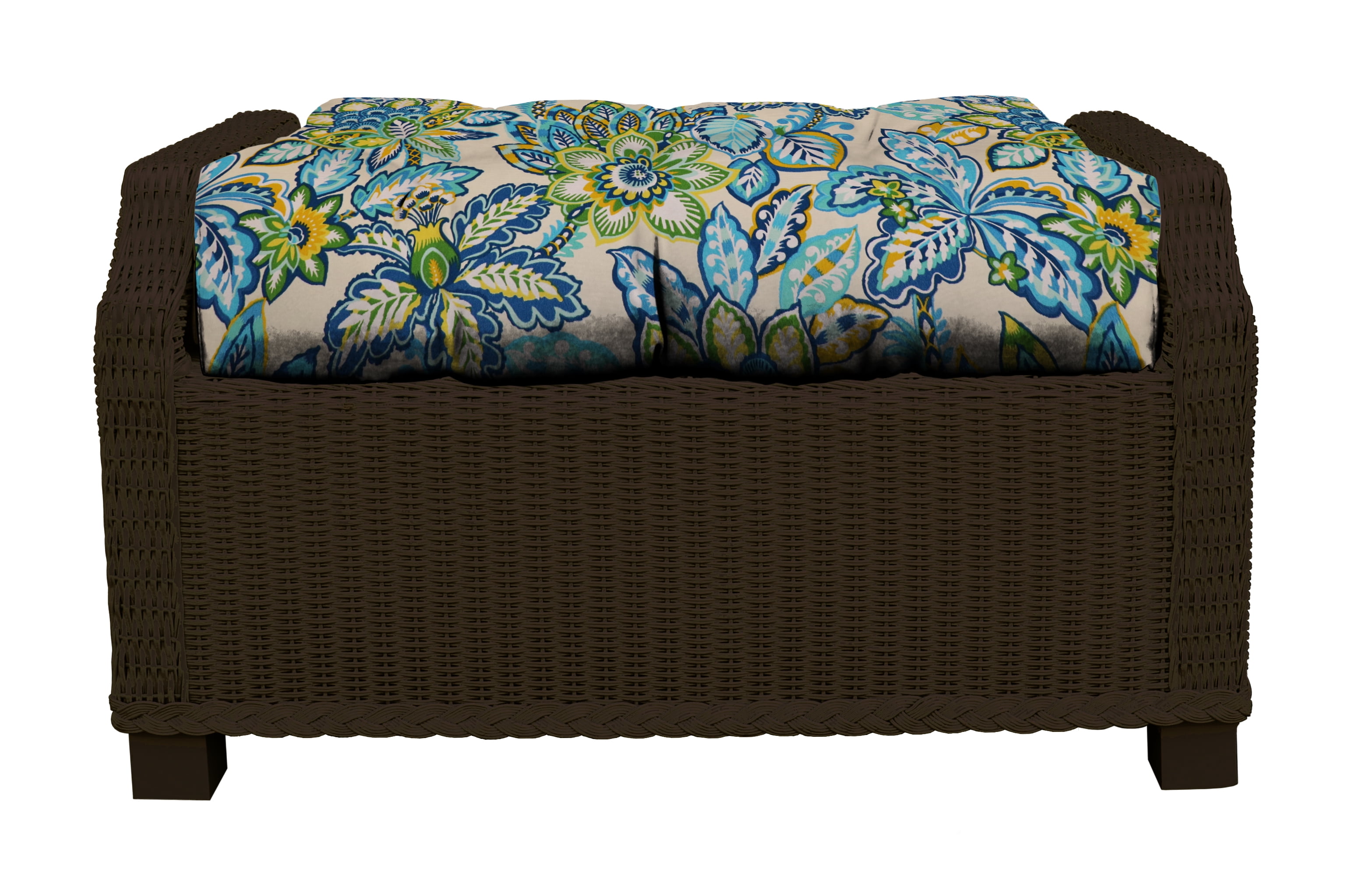 RSH Décor Indoor Outdoor Single Tufted Ottoman Replacement Cushion