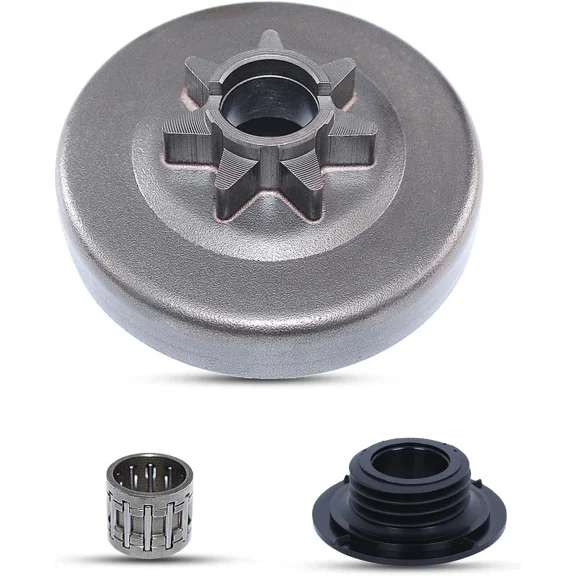 3/8'-7 Spur Sprocket Clutch Drum Kit for Husqvarna 455 460 Rancher 461 Chainsaw