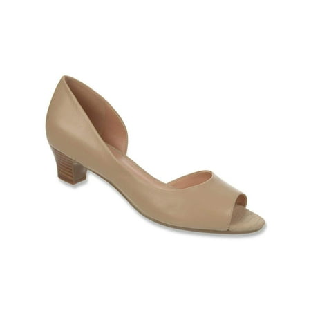 naturalizer open toe pumps