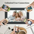 thumbnail image 5 of Qunler WiFi Digital Picture Frame, 10.1 inch IPS Touch Screen Smart Cloud Photo Android Uhale with 32GB Storage, Easy Setup to Share Photos or Videos via Free Uhale APP, Auto-Rotate, Wall Mountable, 5 of 8