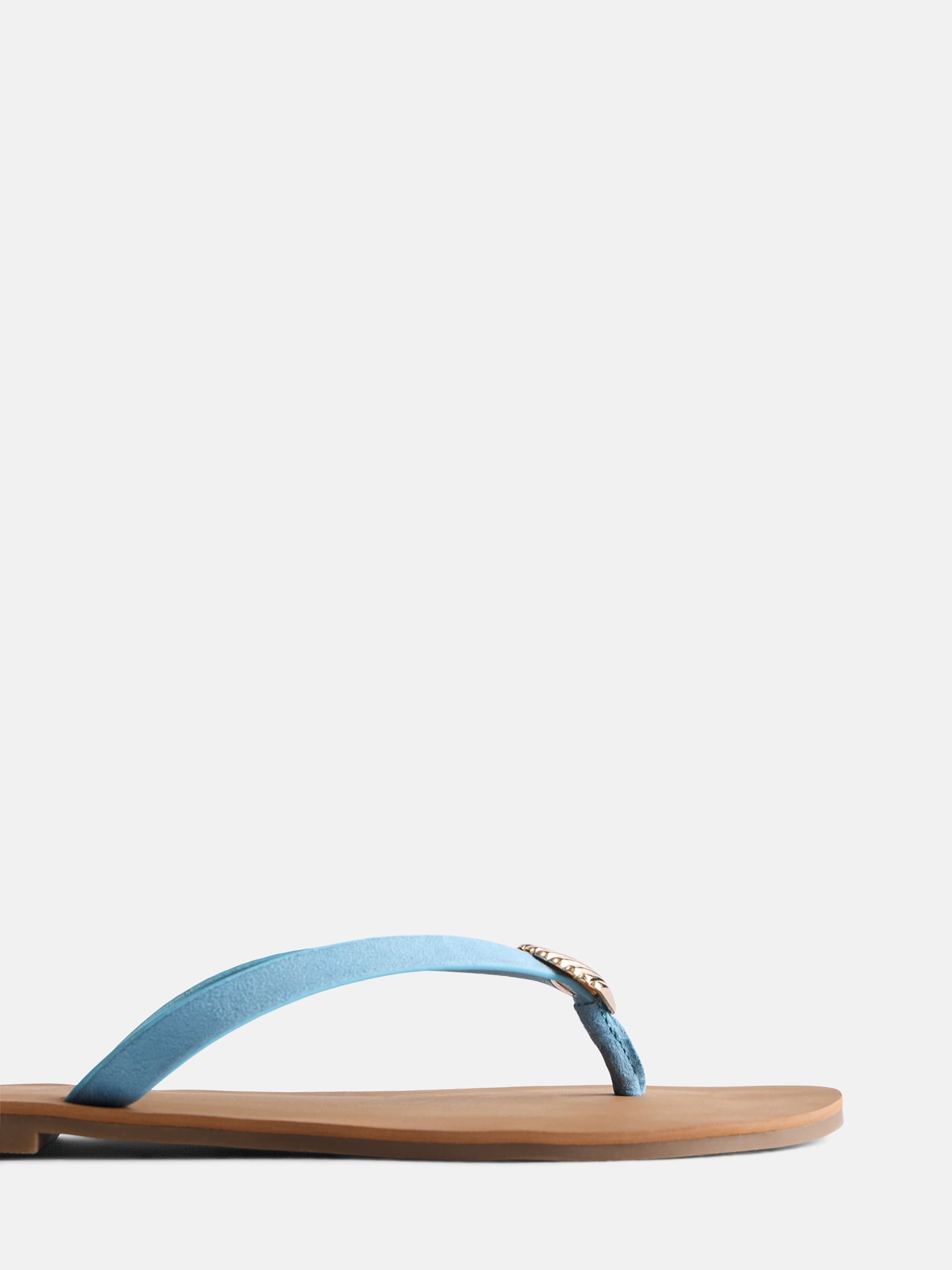 Time and Tru Women's Ornament Thong Sandals